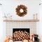 20 inch Thanksgiving Wreath Magnolia Leaves with Pine Needle Yellow Berry Wreath(Yellow Berry)3"D x 20"W x 20"H
